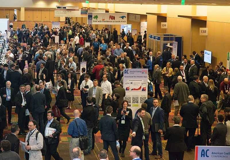 Bố cục và ứng dụng gian hàng tại Triển lãm Sơn phủ năm 2026.